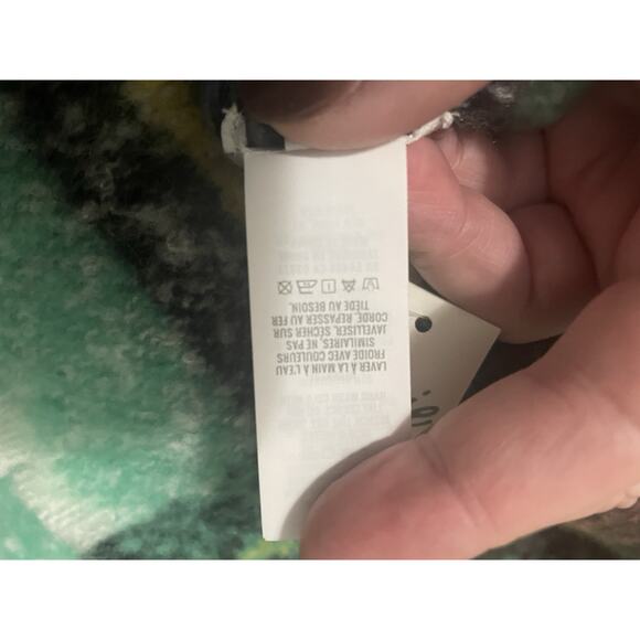 Aerie Blanket Scarf Adult One Size Teal Blue Plaid Brushed Fuzzy Soft Wrap Shawl - Picture 9 of 10